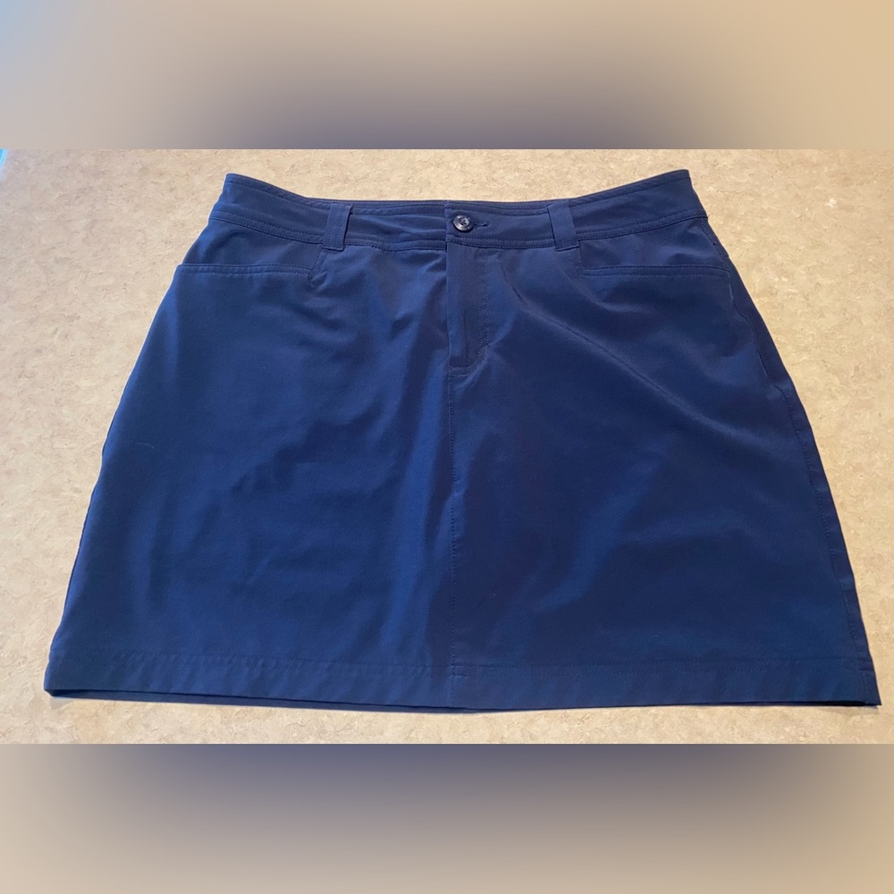 Eddie Bauer skort women’s hiking skort navy blue size 10